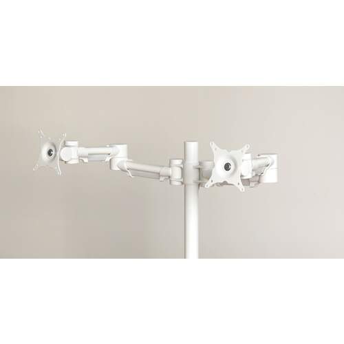 Impulse Double Height Adjustable Flat Screen Monitor Arm