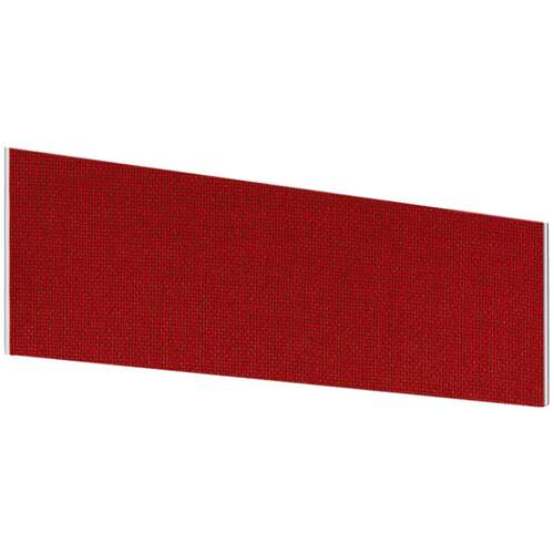 Impulse Plus Angle 450/600 Desktop Screen Burgundy Fabric Light Grey Edges