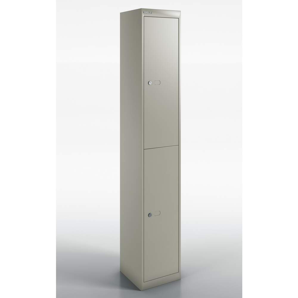 Qube by Bisley Locker 2 Door 1800mm High 457 Deep Goose Grey