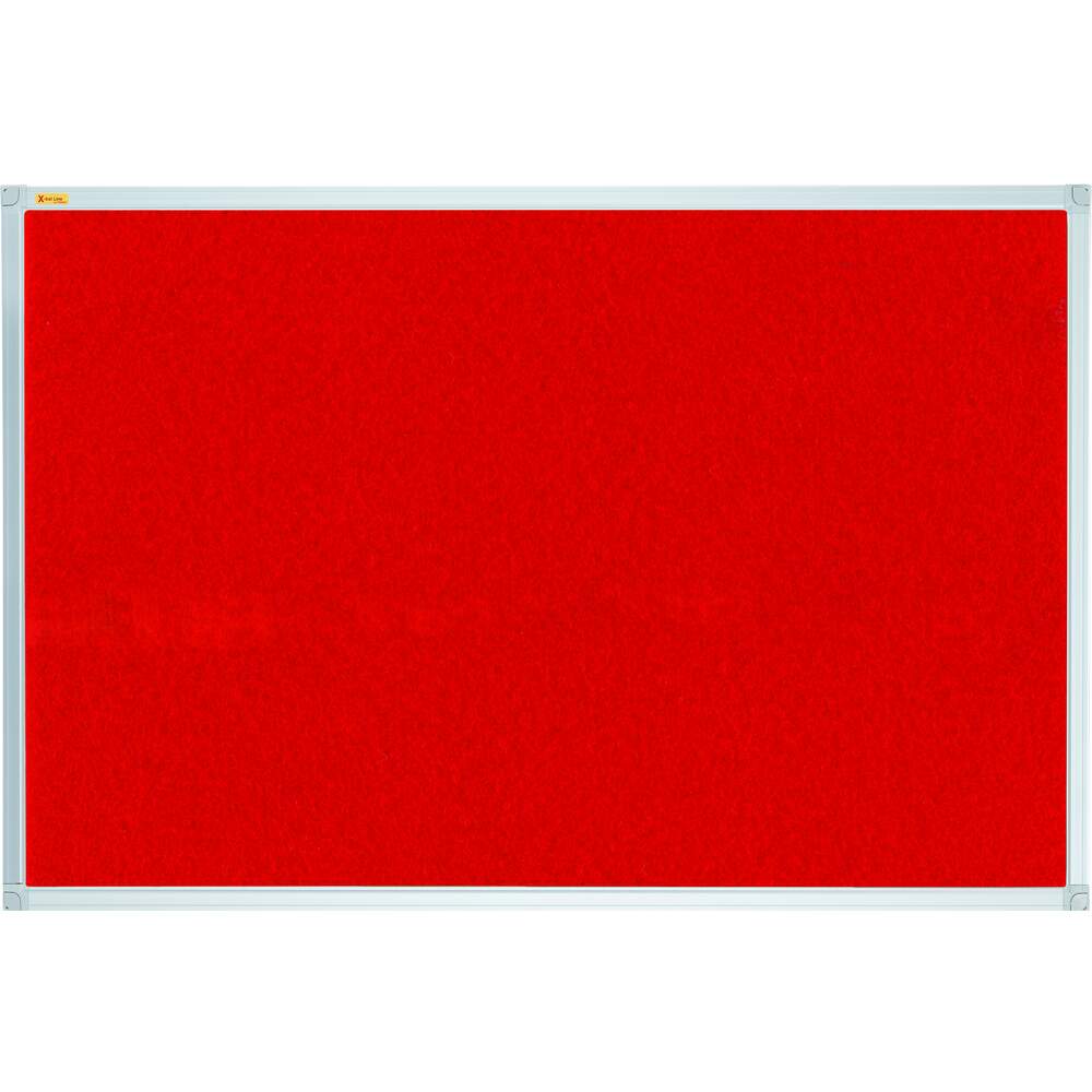 Felt Pin Board X-tra!Line® 60 x 45 cm Red