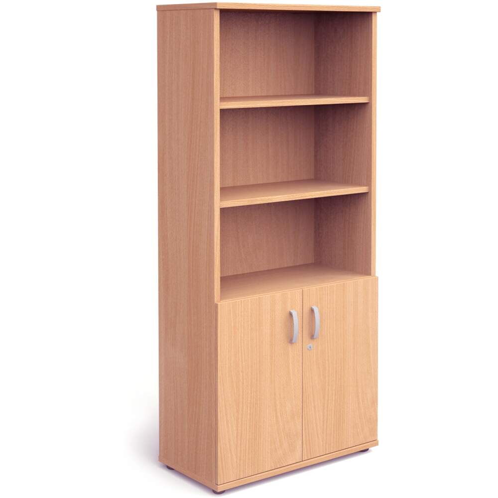 Impulse 2000mm Open Shelves CupBoard Beech