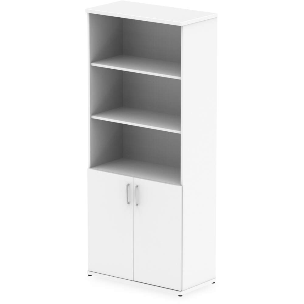 Impulse 2000mm Open Shelves CupBoard White