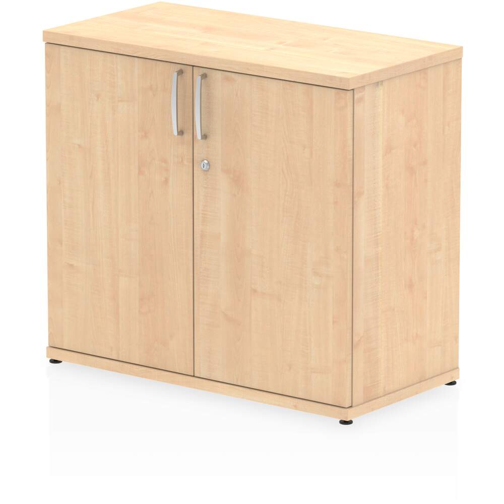 Impulse 600mm Deep Desk High CupBoard Maple