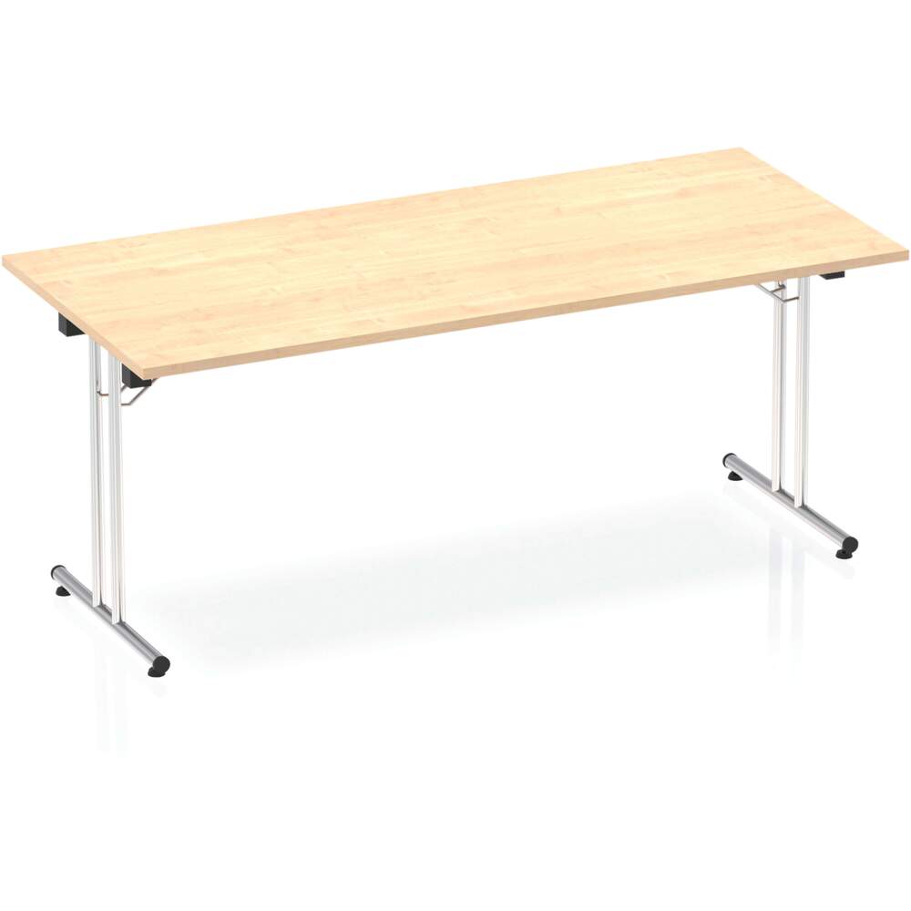 Impulse 1800mm Folding Rectangular Table Maple Top