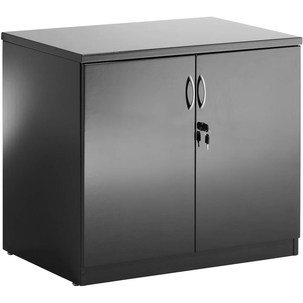 High Gloss CupBoard Black