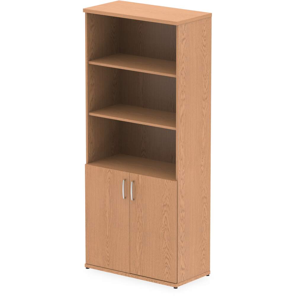 Impulse 2000mm Open Shelves CupBoard Oak