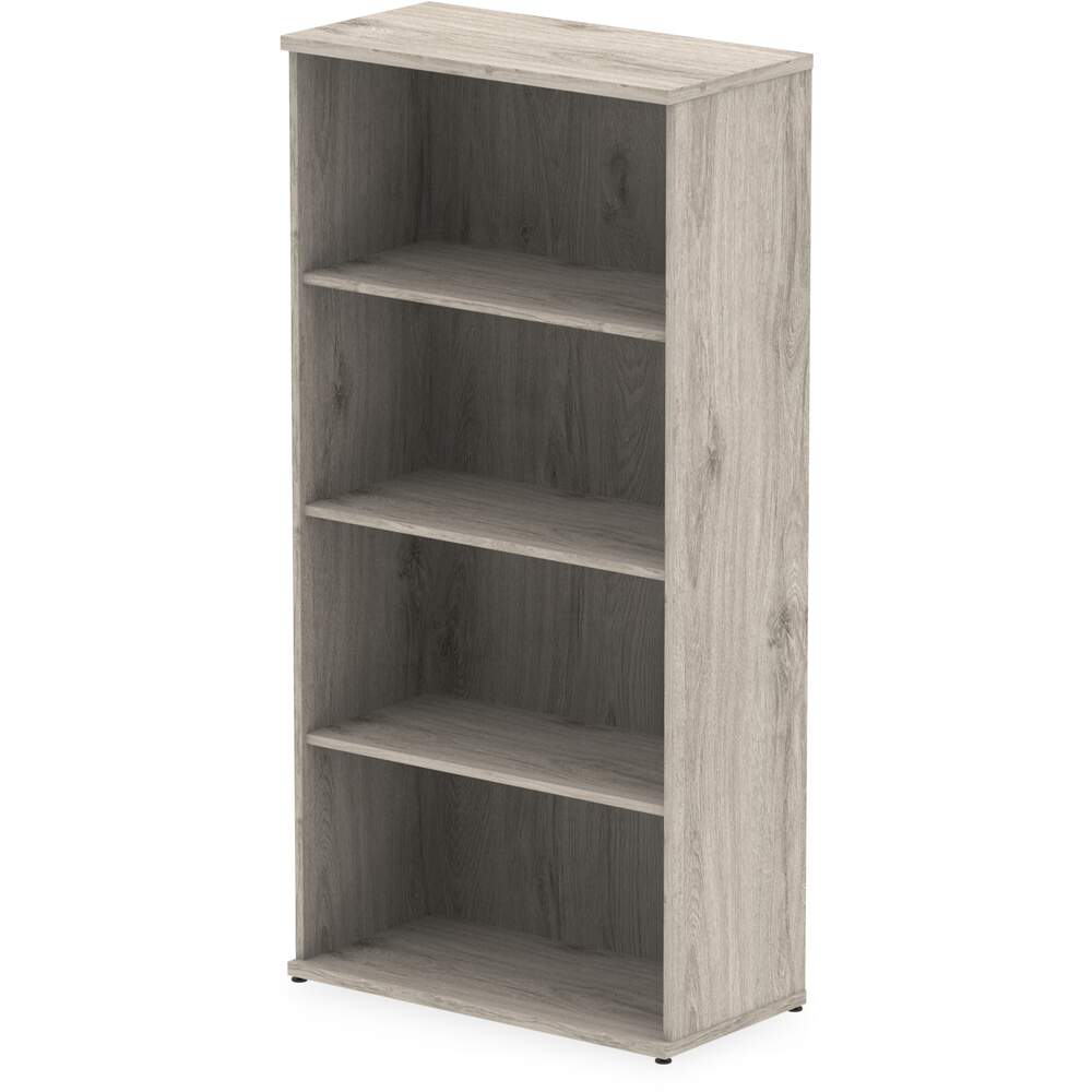 Impulse 1600mm BookCase Grey Oak