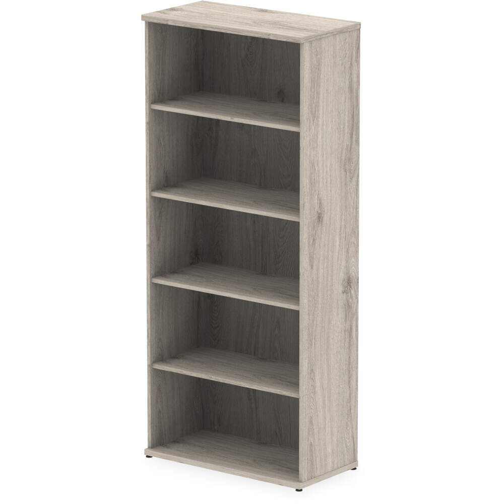 Impulse 2000mm BookCase Grey Oak