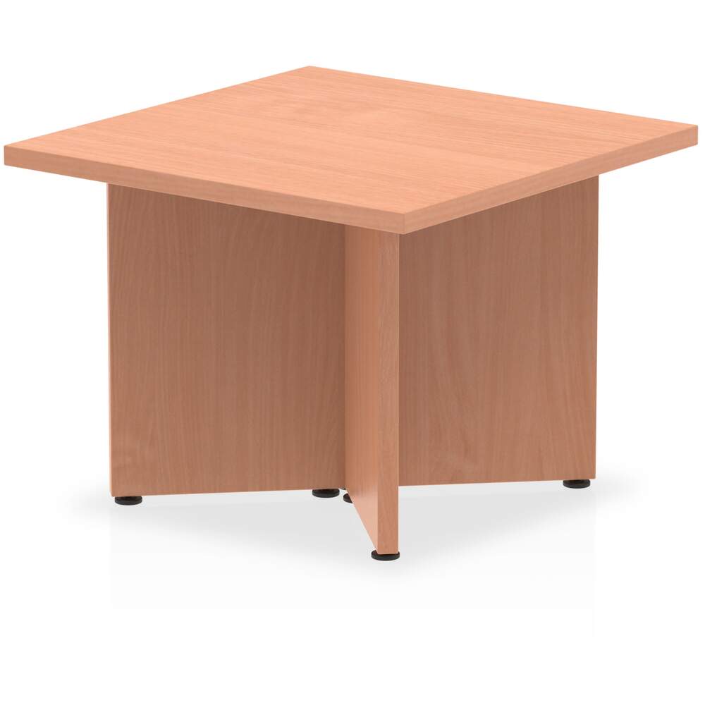 Impulse 600mm Coffee Table Beech Top Arrowhead Leg