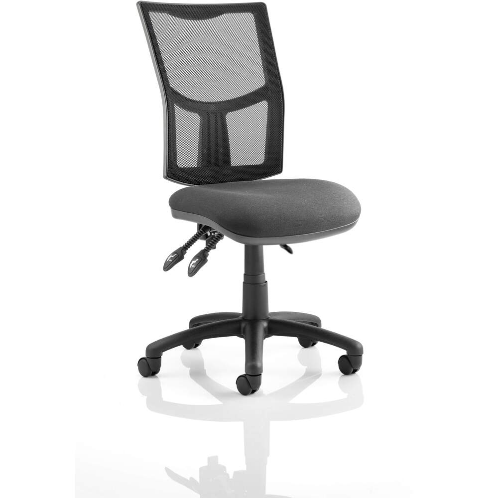 Eclipse Plus III Mesh Back With Charcoal Seat With Loop Arms