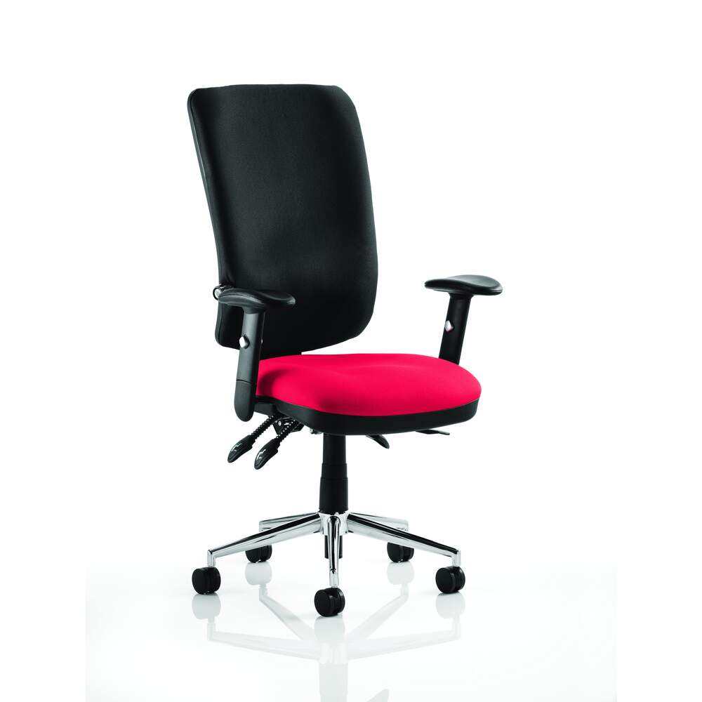 Chiro High Back Bespoke Colour Seat Bergamot Cherry