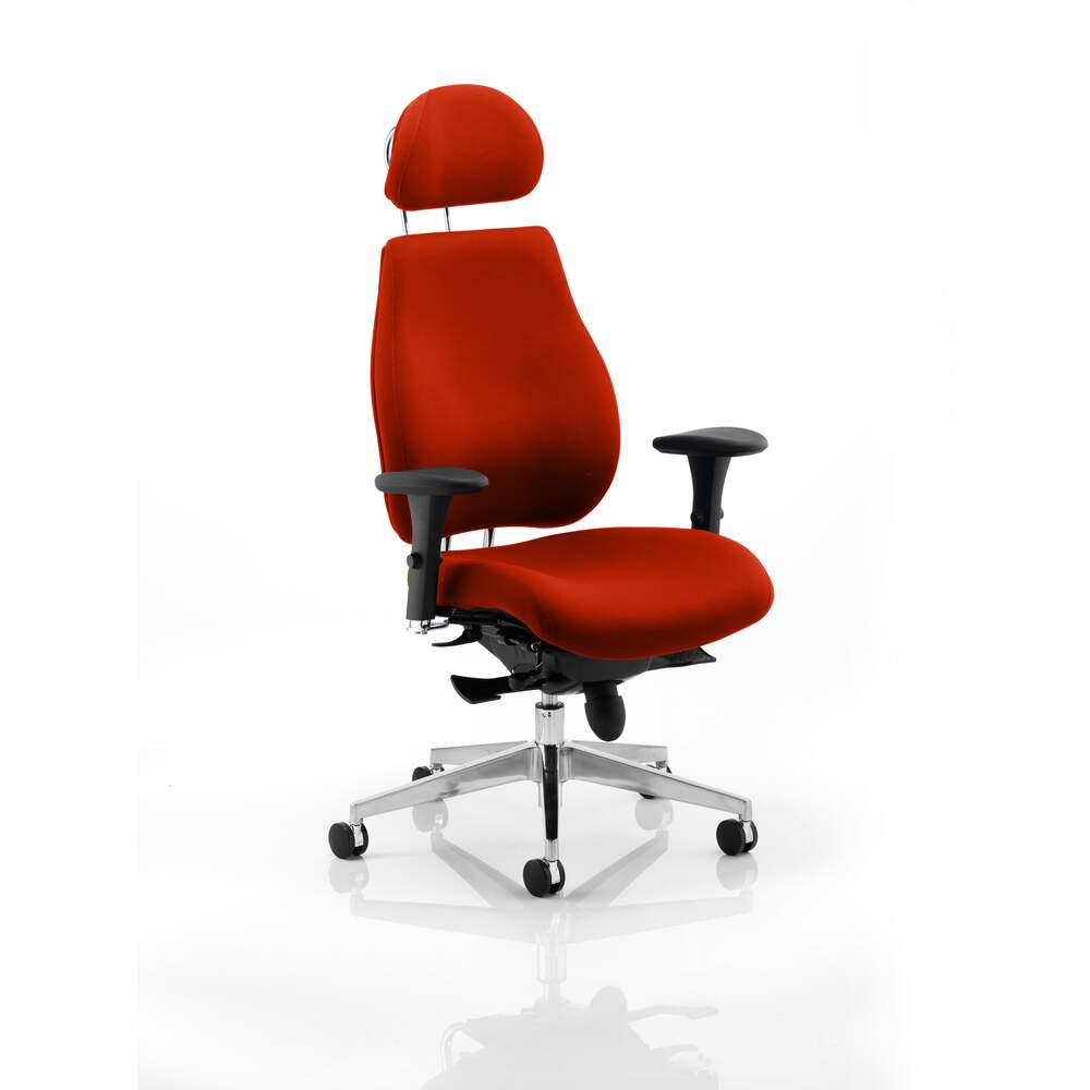 Chiro Plus Ultimate With Headrest Bespoke Colour Tabasco Red