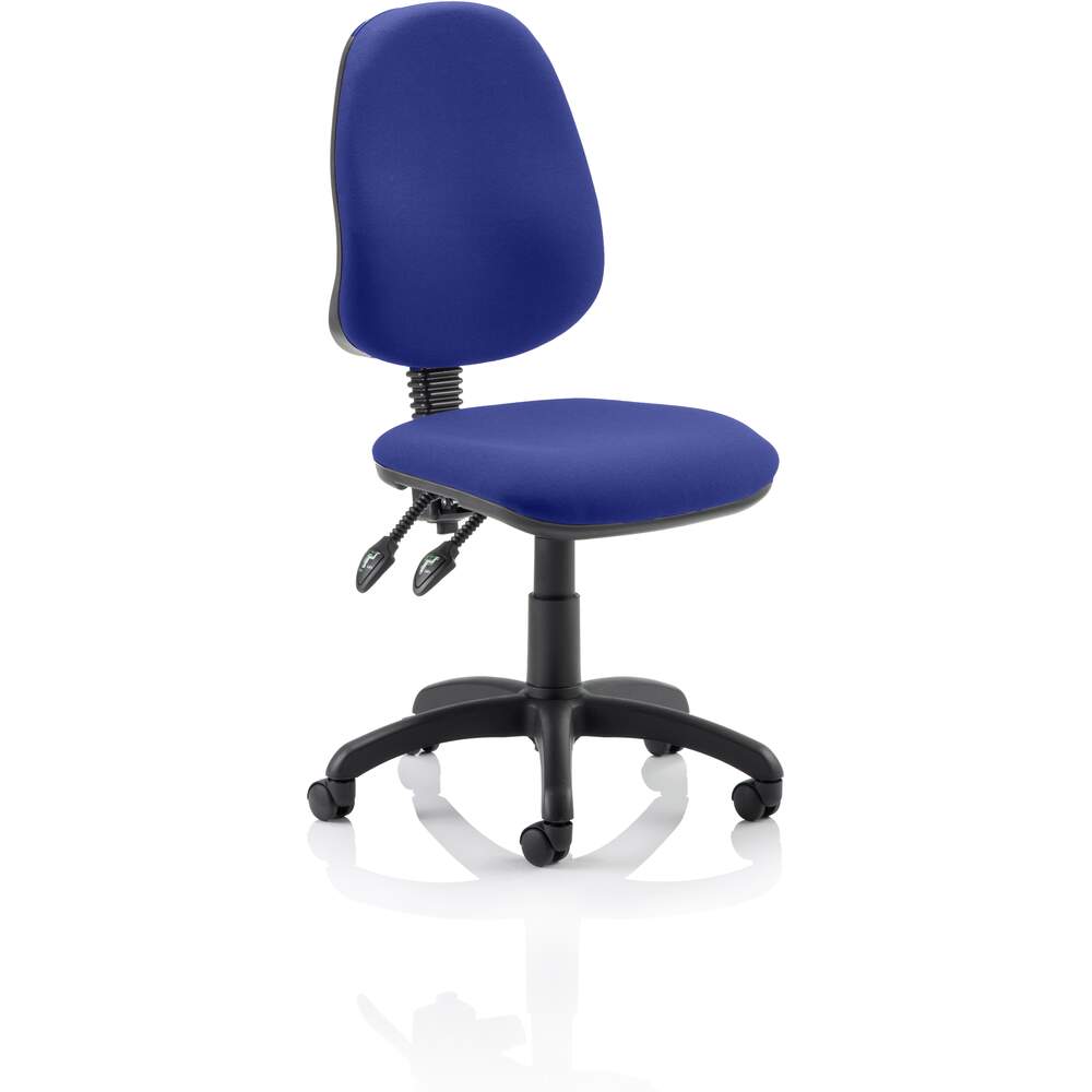 Eclipse II Lever Task Operator Chair Bespoke Colour Stevia Blue