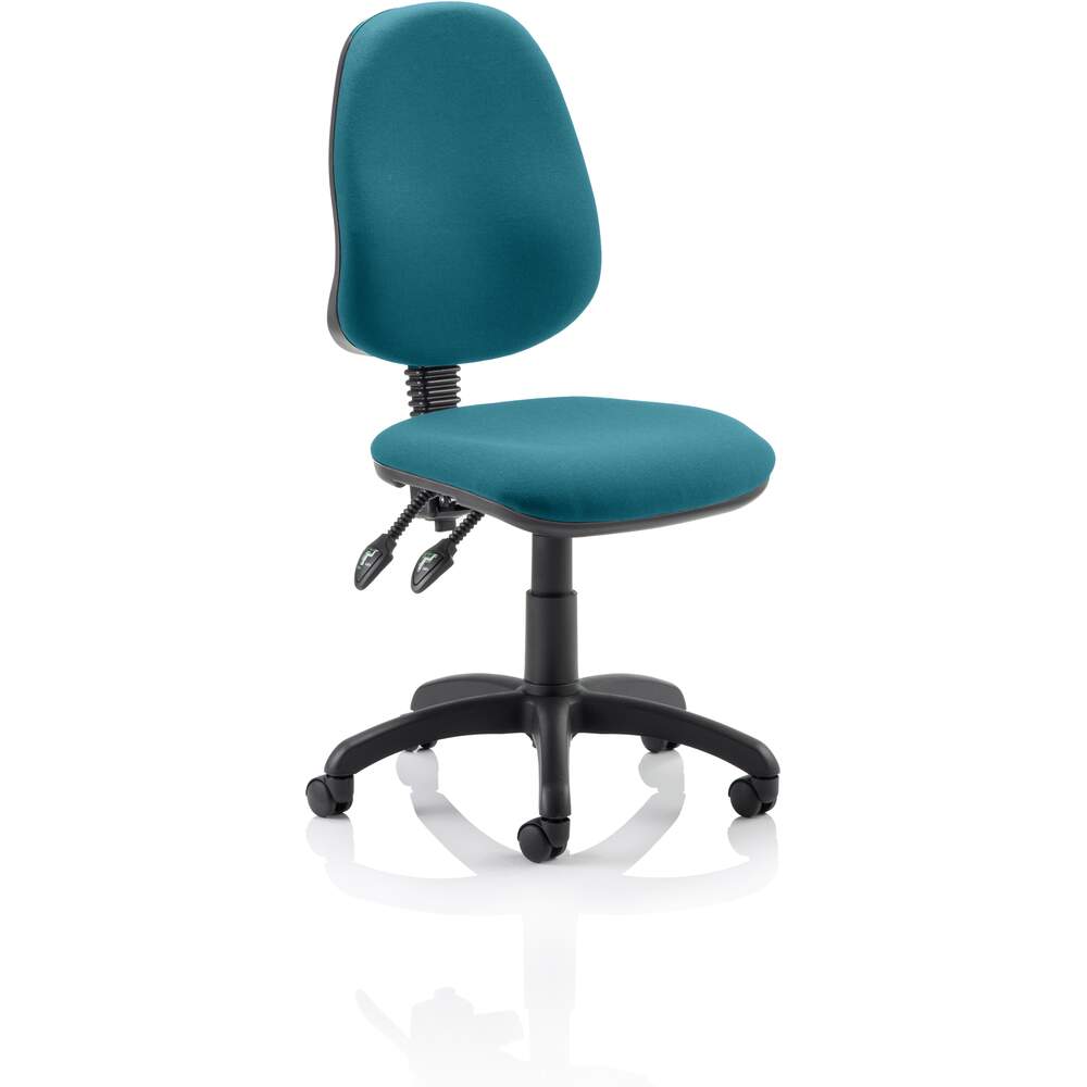 Eclipse II Lever Task Operator Chair Bespoke Colour Maringa Teal