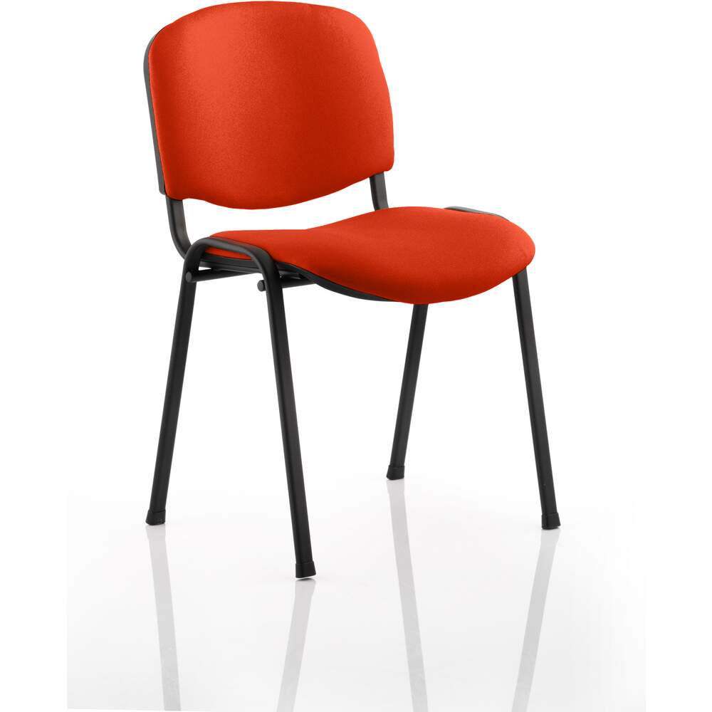 ISO Black Frame Bespoke Colour Fabric - (Min Order Qty X 4) Tabasco Red