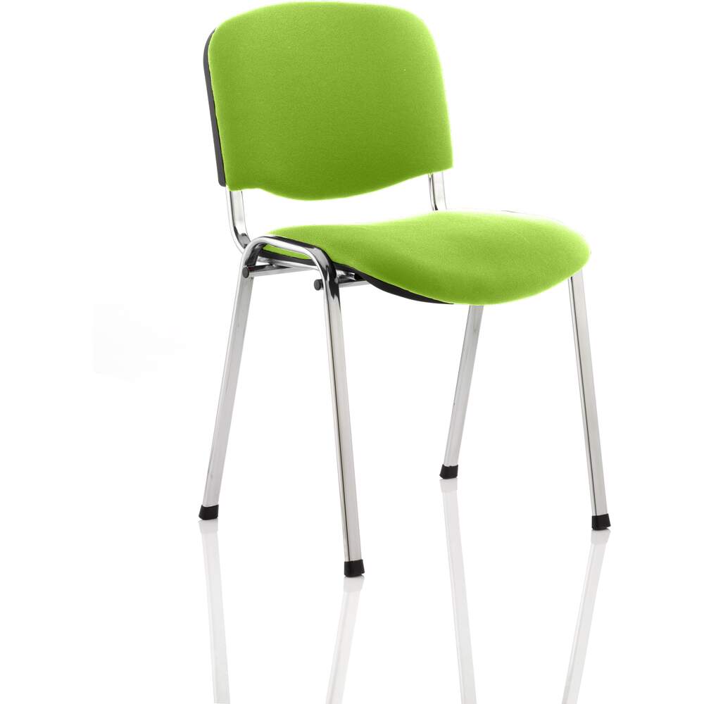 ISO Chrome Frame Bespoke Colour Fabric - (Min Order Qty X 4) Myrrh Green