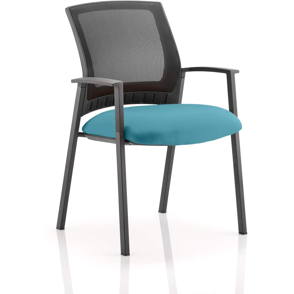 Metro Visitor Chair Bespoke Colour Seat Maringa Teal