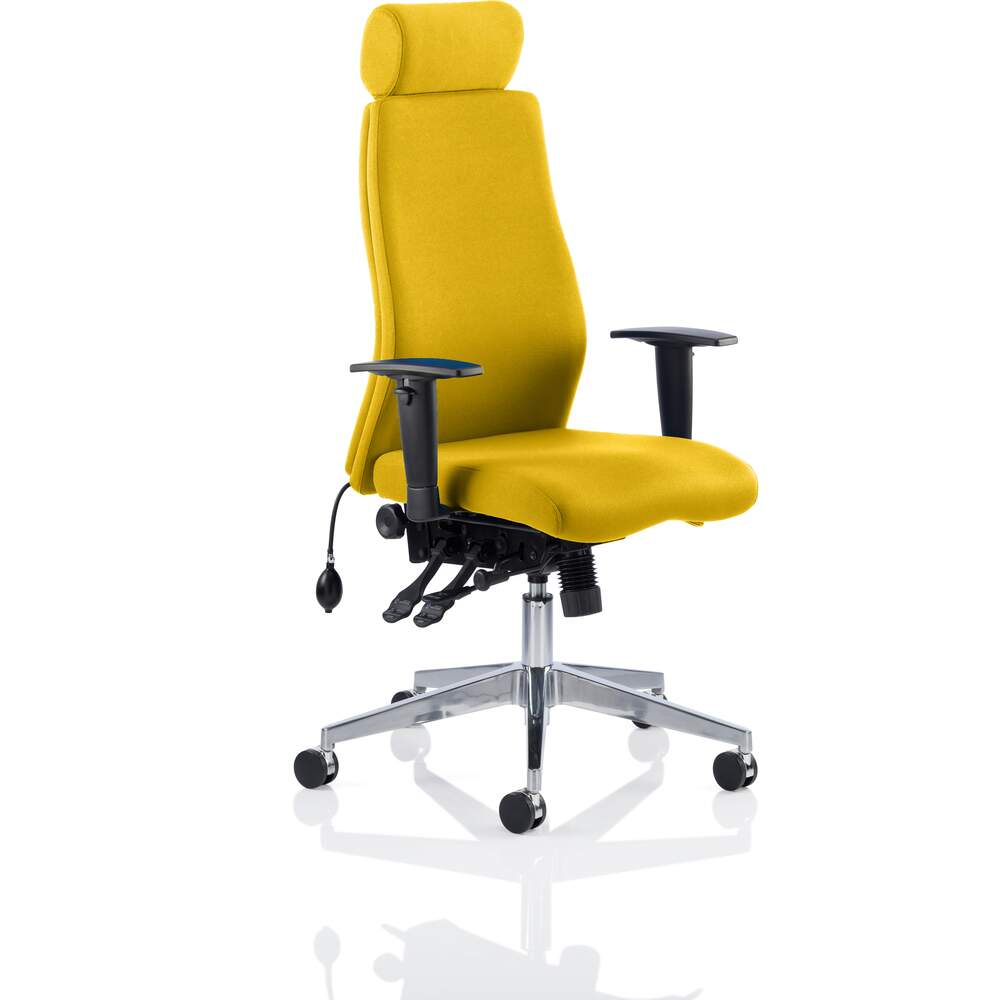 Onyx Bespoke Colour With Headrest Senna Yellow