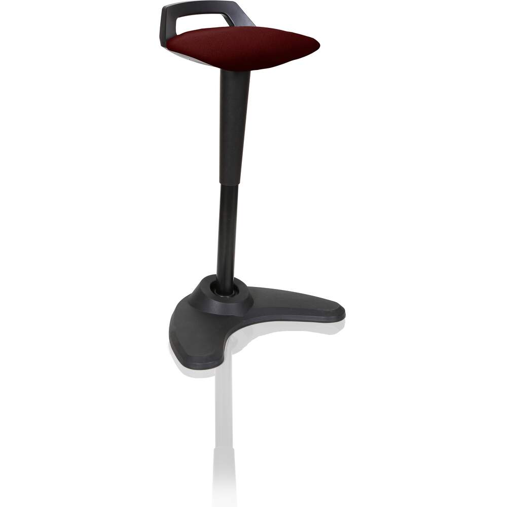 Spry Stool Black Frame Bespoke Colour Seat Ginseng Chilli