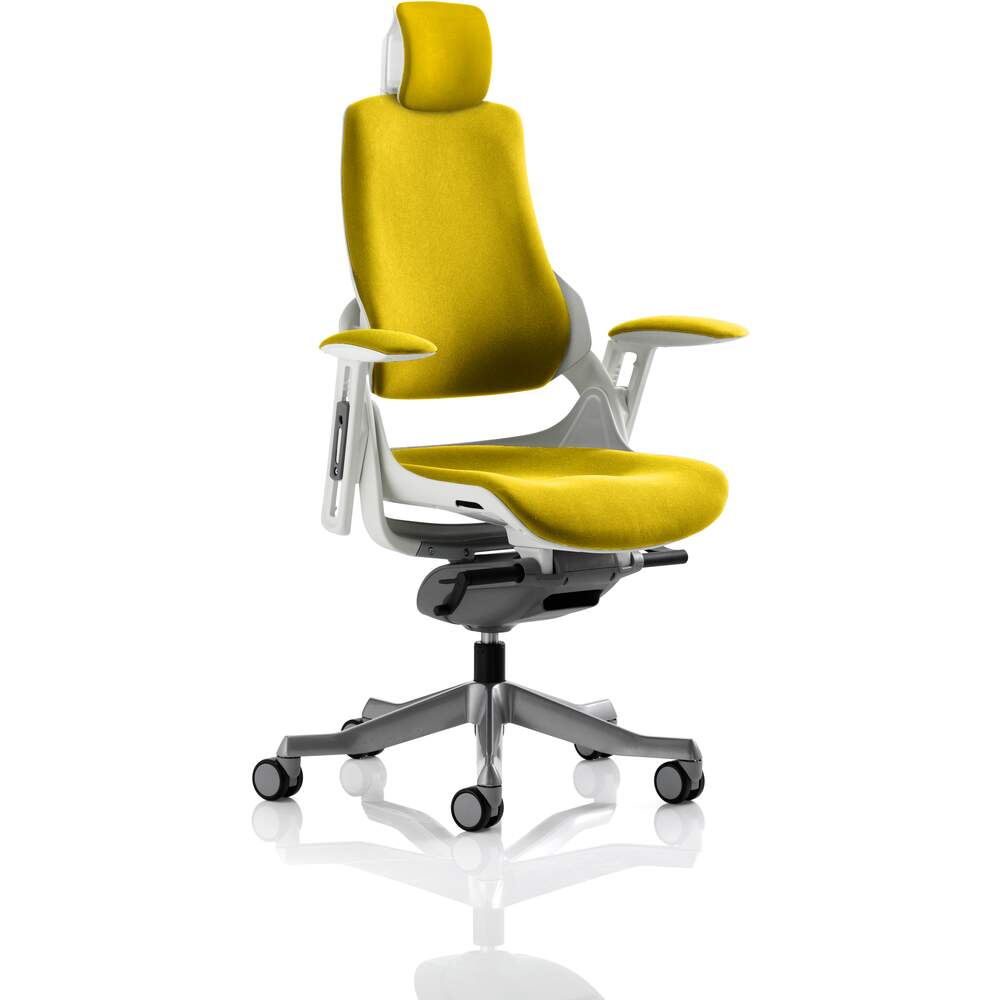 Zure With Headrest Fully Bespoke Colour Senna Yellow