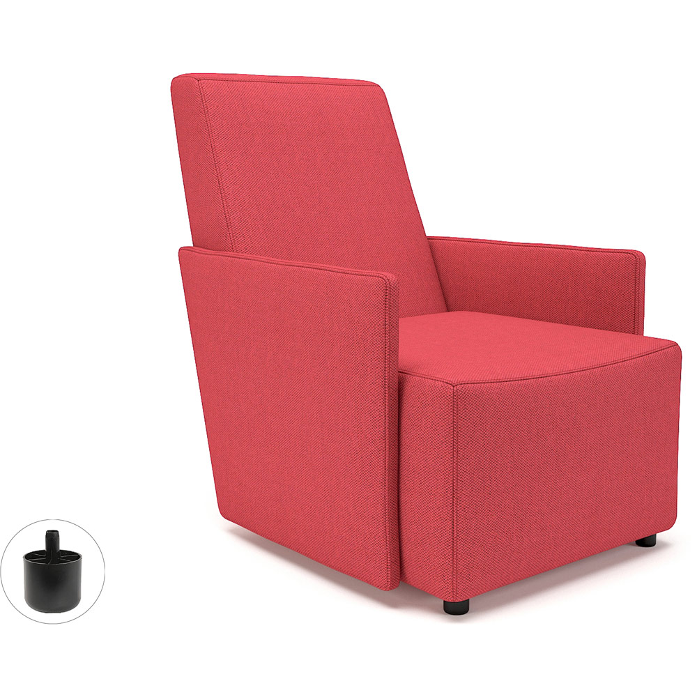 Wynne 81cm Wide Armchair Cycle Fabric Standard Feet