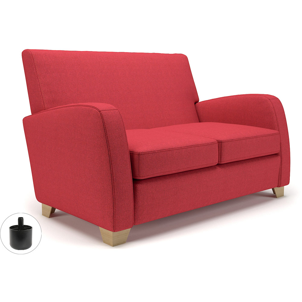 Wynne 132cm Wide Sofa Cycle Fabric Standard Feet With Socket