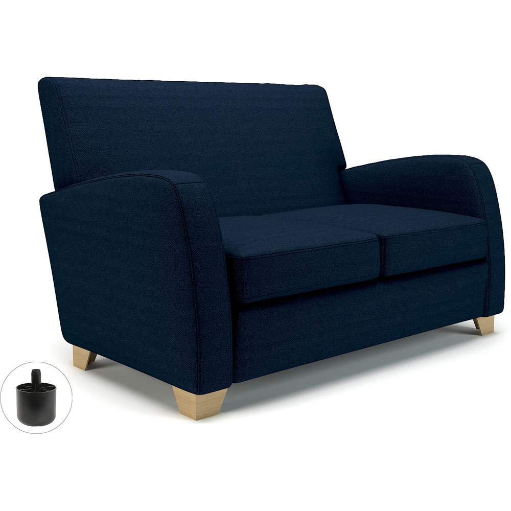 Wynne 132cm Wide Sofa Forward Fabric Standard Feet With Socket