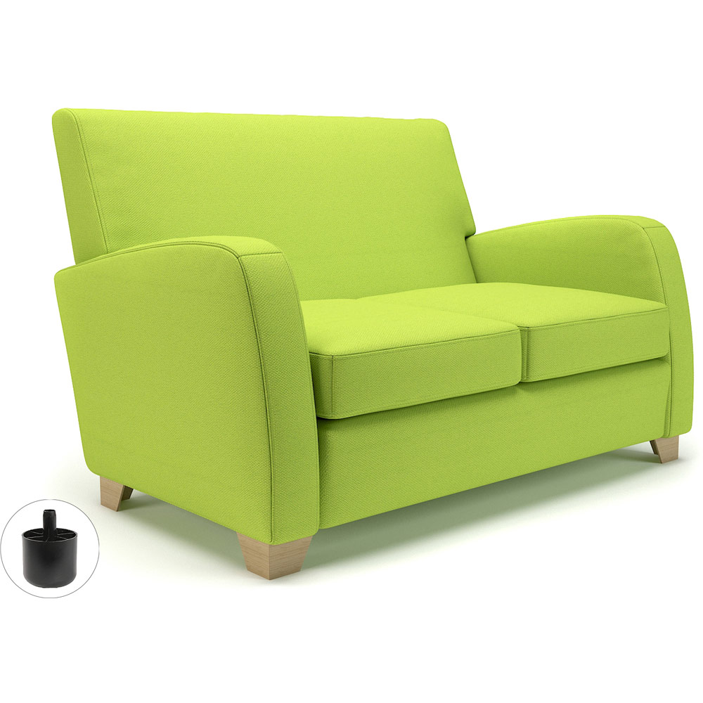 Wynne 132cm Wide Sofa Period Fabric Standard Feet With Socket