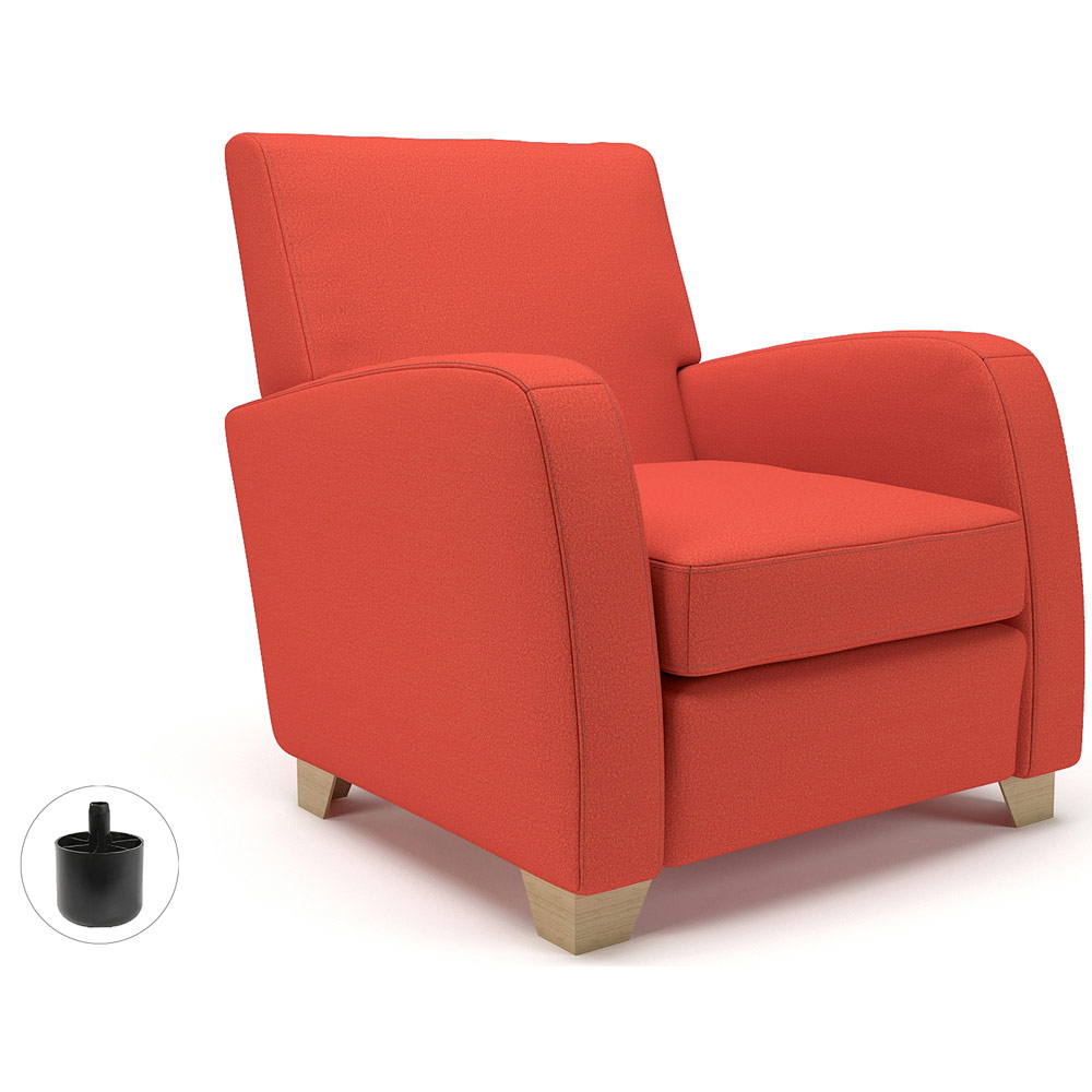Wynne 81cm Wide Armchair Marmalade Fabric Standard Feet