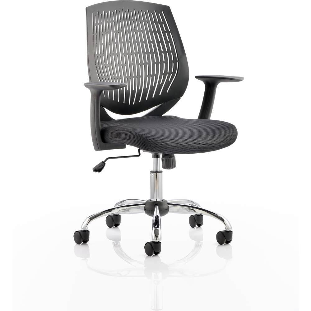 Dura Task Operator Chair Black With Arms