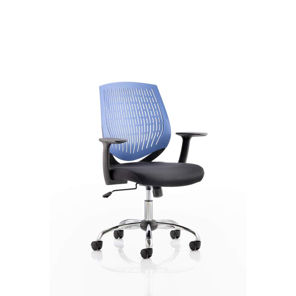 Dura Task Operator Chair Blue With Arms