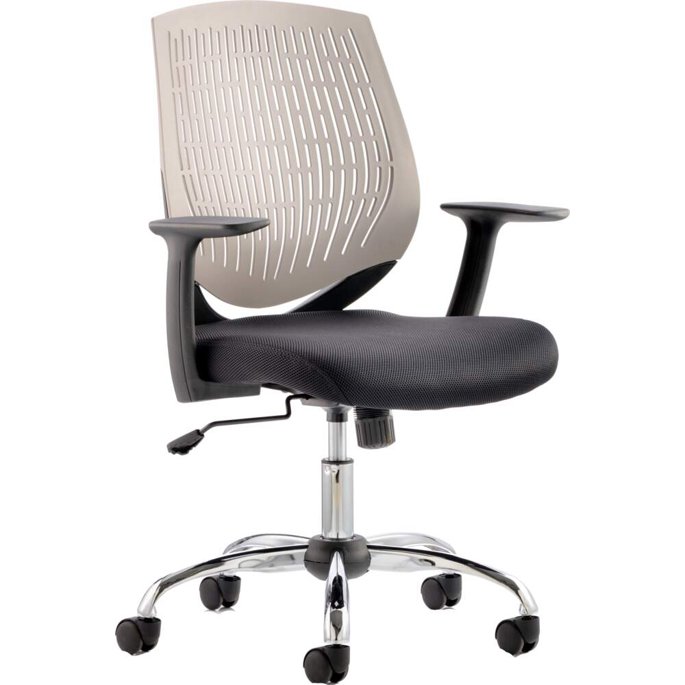 Dura Task Operator Chair Grey With Arms