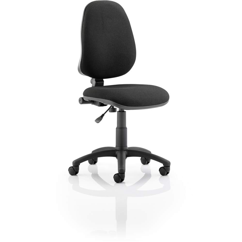 Eclipse I Lever Task Operator Chair Black Without Arms