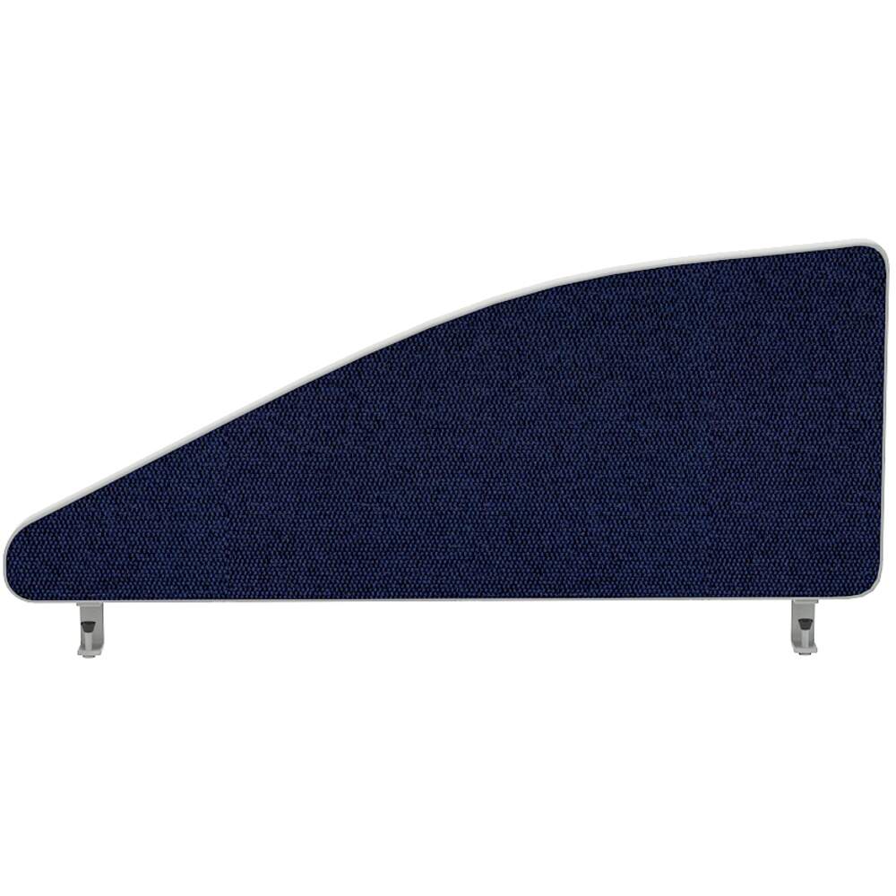 Impulse Plus Angle 450/800 Desktop Screen Royal Blue Fabric Light Grey Edges