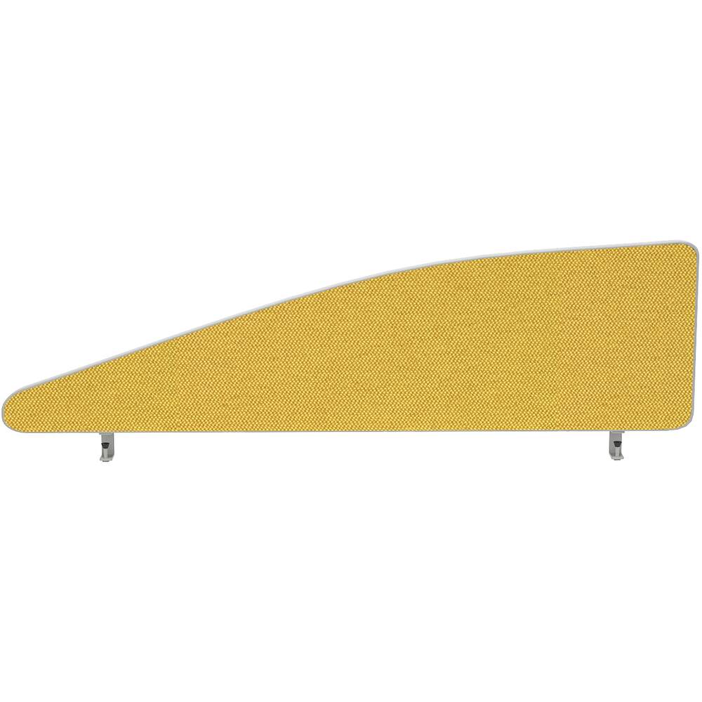 Impulse Plus Angle 450/1200 Desktop Screen Beige Fabric Light Grey Edges