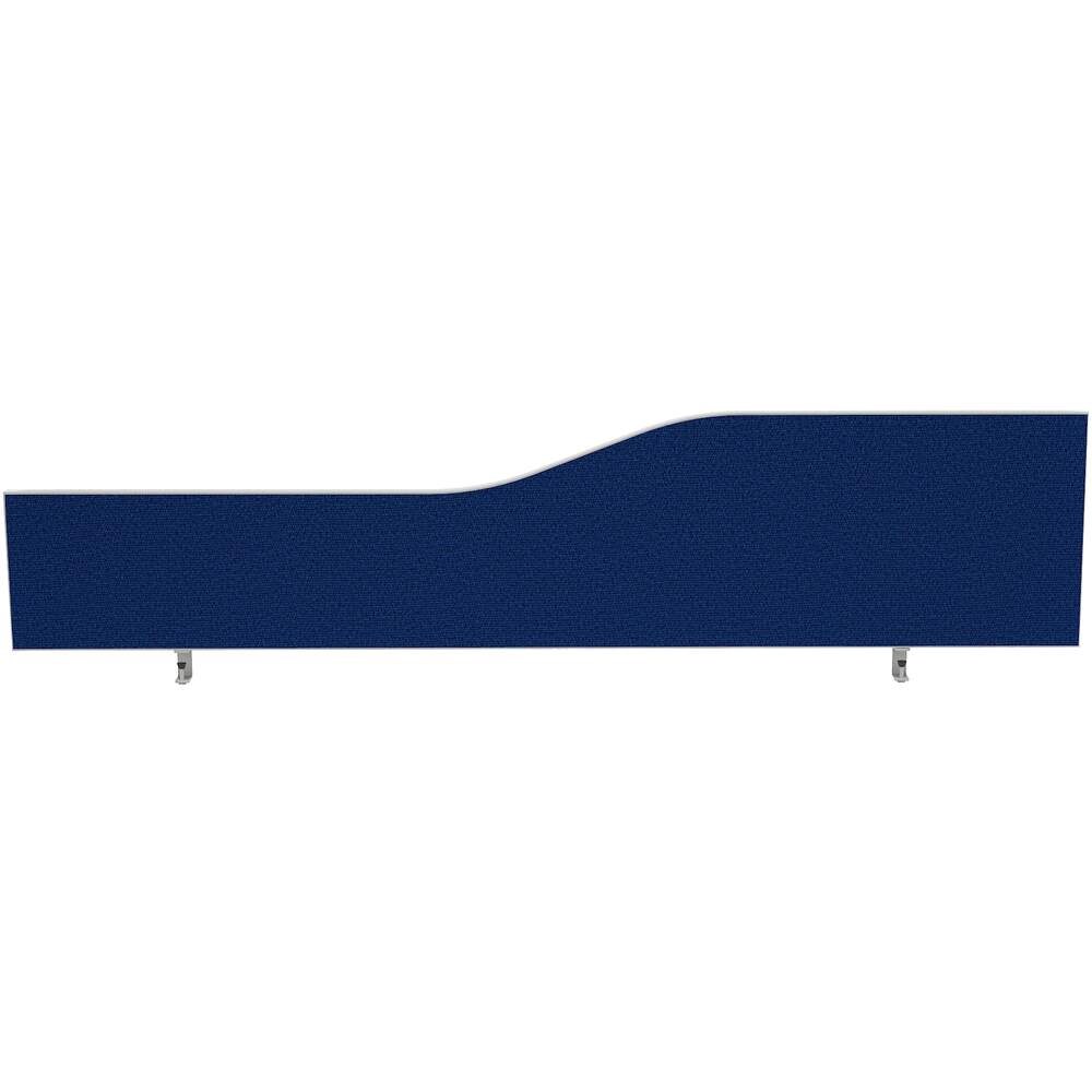 Impulse Plus Wave 450/1600 Desktop Screen Powder Blue Fabric Light Grey Edges